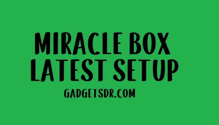 MIRACLE BOX THUNDER LATEST SETUP