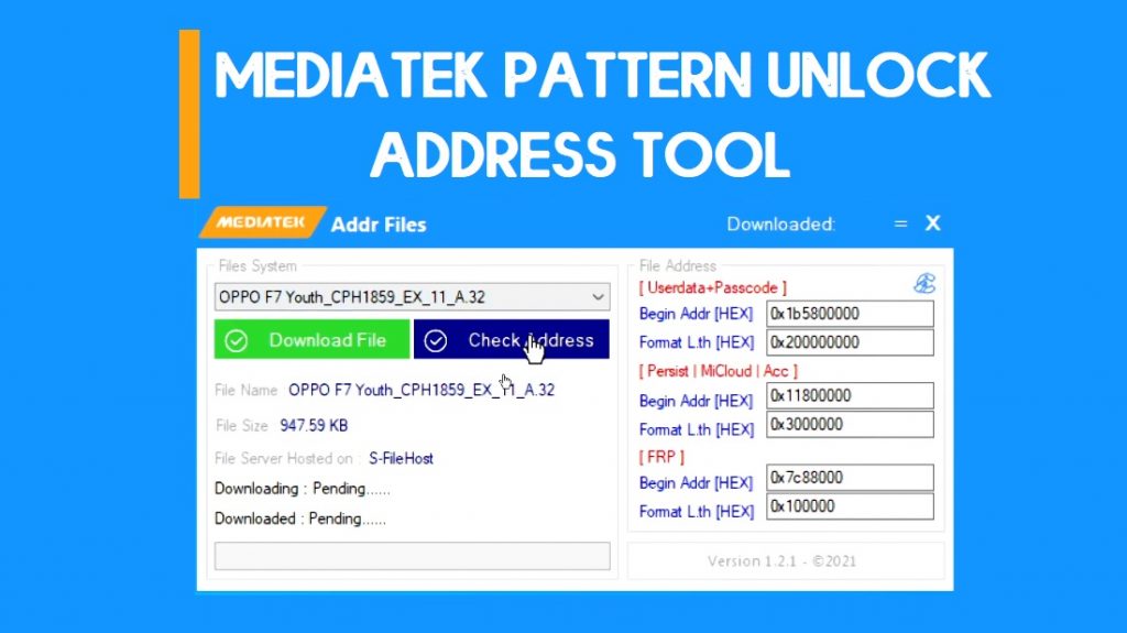 Download MediaTek Scatter File Tool || FRP & Pattern Unlock Address