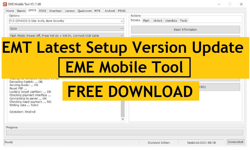 EMT V3.31 Latest Setup Version Update Eme mobile tool download