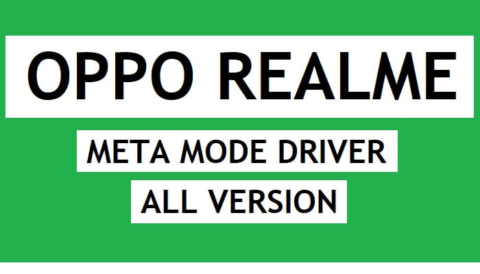 oppo meta mode usb driver