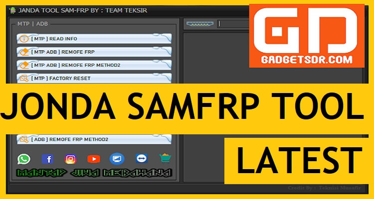 Janda SAM-FRP v1.0 Tool Download Latest Direct Samsung FRP Unlock Tool