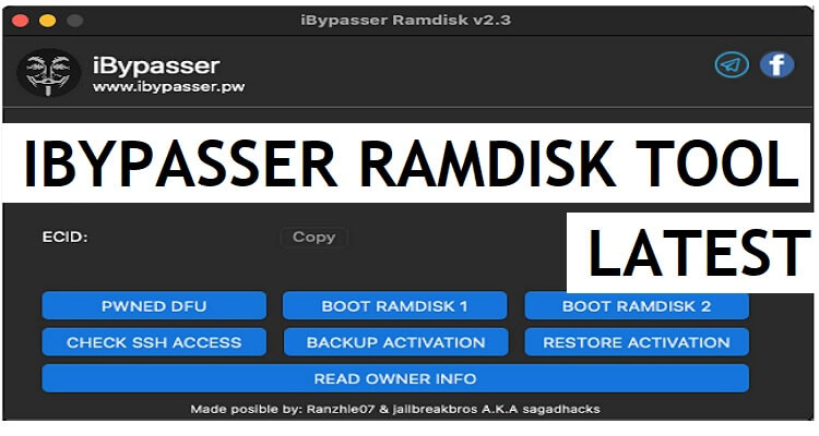 IBypasser Ramdisk Tool v2.3 Download MAC Latest Version Free