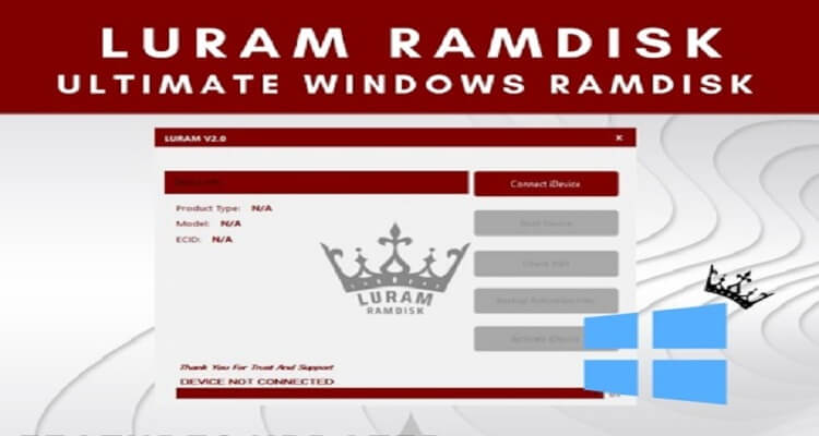 LURam Tool v1.0 Passcode Disable Ramdisc Windows Tool Download Free