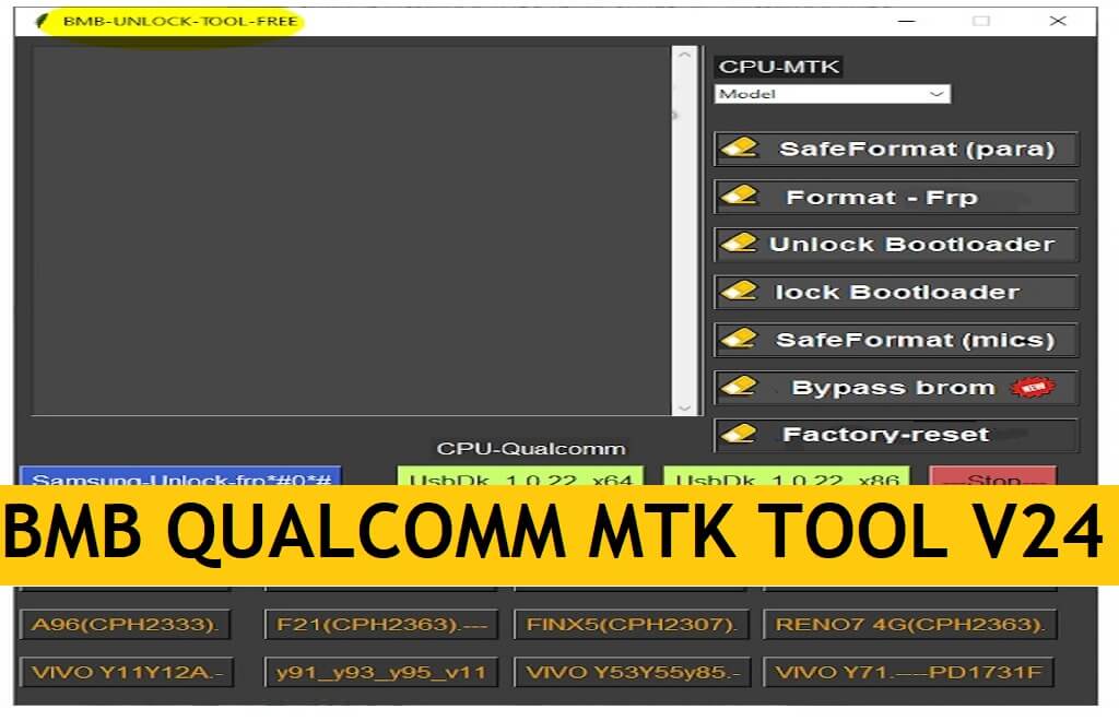 BMB Qualcomm MTK Tool V24 Download Latest Version Free