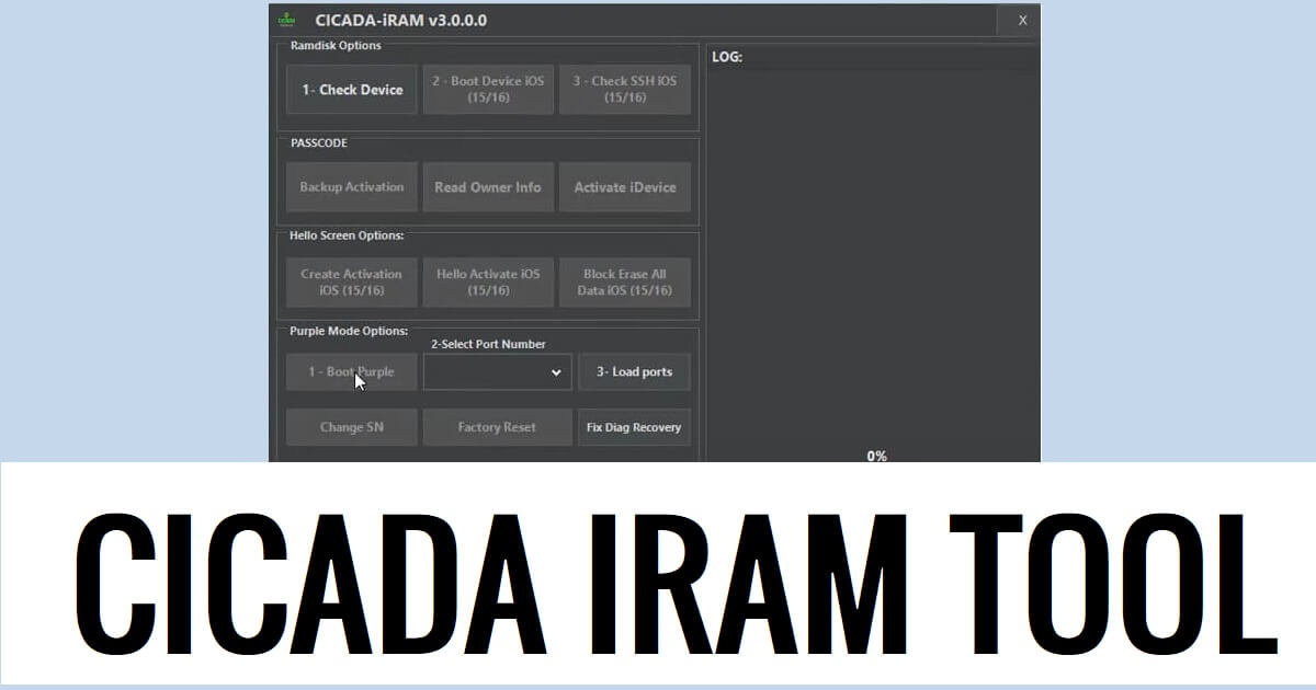 CICADA iRAM Tool V6 Download Latest (ECID Register Free) - GSM Doctor