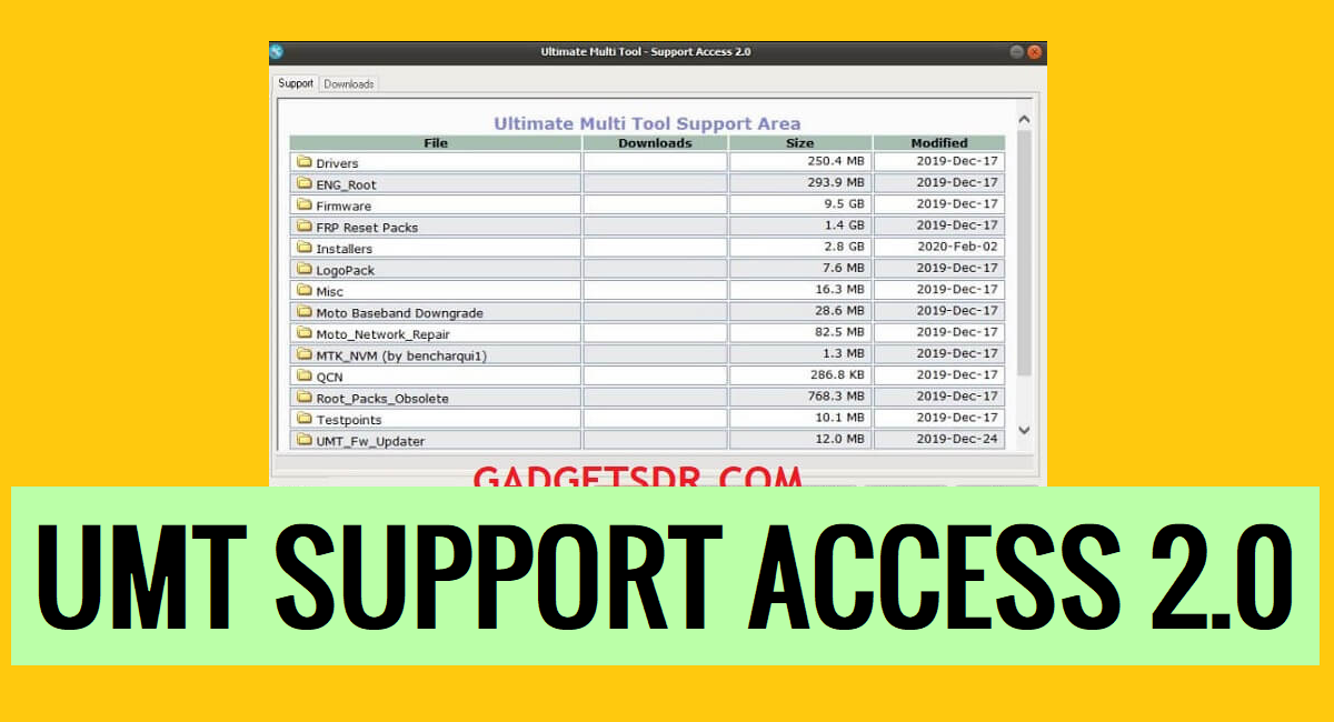 Download UMT Support Access 2.0 Official Latest Version (2024)